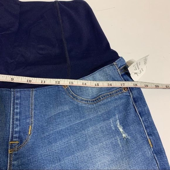 NEW Ingrid and Isabel Mia boyfriend cross panel maternity jeans - Picture 9 of 10